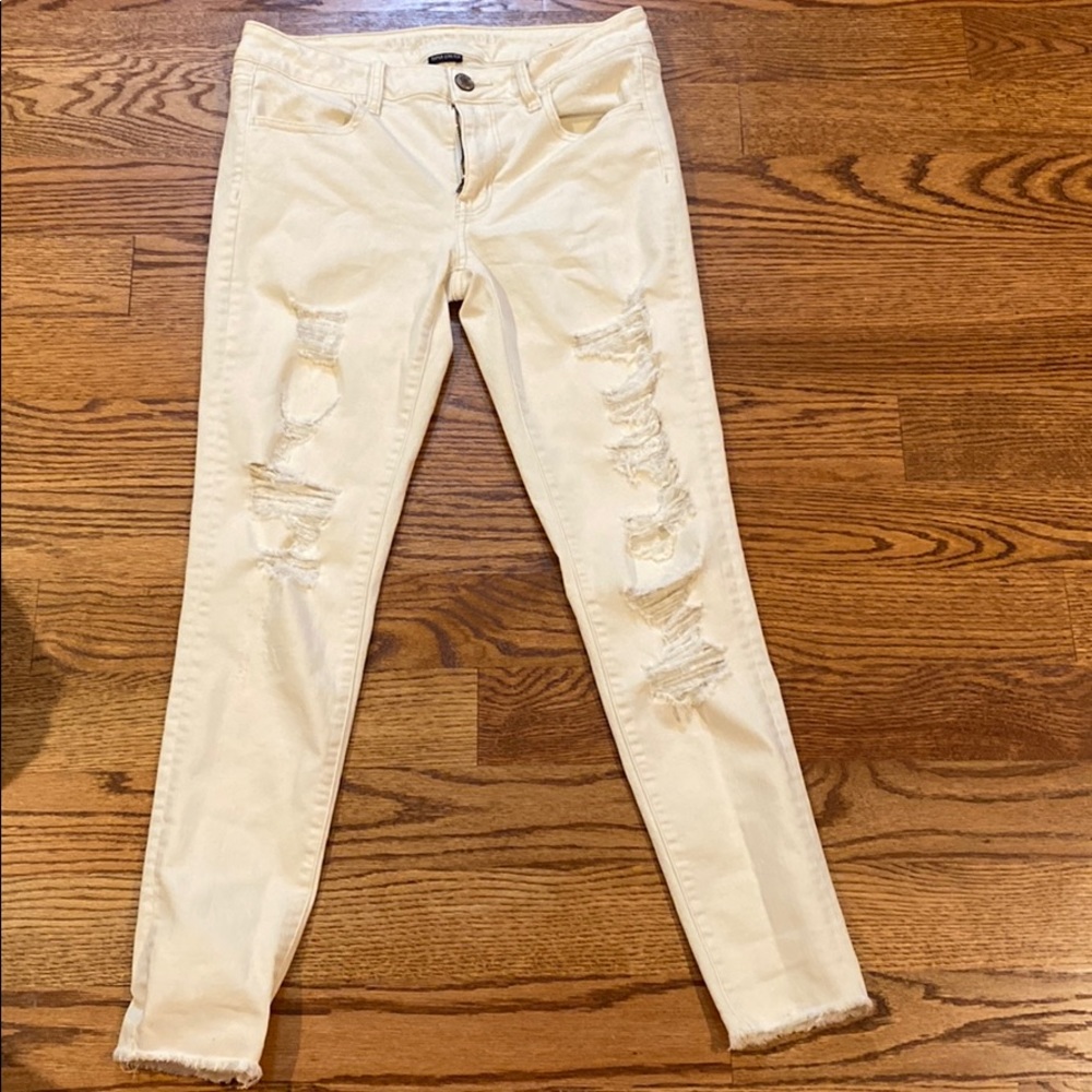 Cream AEO Jeans